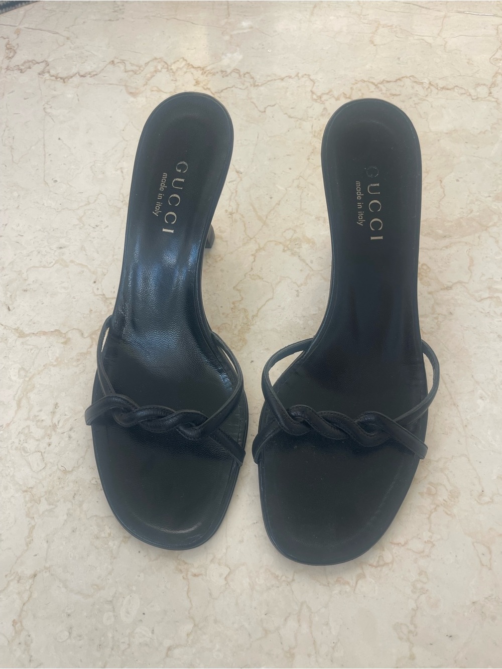 Vintage Gucci Braided Sandal - 90s Tom Ford Era - size 38